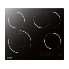  Gaba GMH-C-4TZS beépíthető, elektromos üvegkerámia, főzőzóna:4, beépíthető méret:56cm, főzőlap kerámia főzőlap