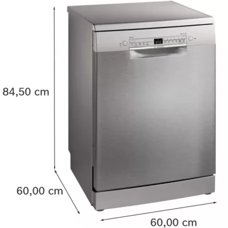 Bosch  SMS2HVI06E inox, programok száma:5, szabadonálló, 14 terítékes mosogatógép