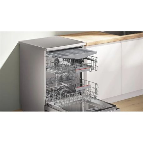 Bosch SMS4ECI26E inox, szabadonálló, programok száma:6, 14 terítékes mosogatógép