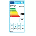 Gorenje WHI649EXBG inox-fekete, kürtős, méret:60cm, zajszint:63dB, páraelszívó