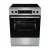 Gorenje GECS6C70XPA inox-fekete, szabdonálló, kerámialapos, főzőzóna:4, sütőtér:71L, tűzhely
