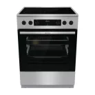 Gorenje GECS6C70XPA inox-fekete, szabdonálló, kerámialapos, főzőzóna:4, sütőtér:71L, tűzhely
