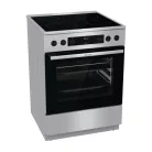 Gorenje GECS6C70XPA inox-fekete, szabdonálló, kerámialapos, főzőzóna:4, sütőtér:71L, tűzhely