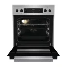 Gorenje GECS6C70XPA inox-fekete, szabdonálló, kerámialapos, főzőzóna:4, sütőtér:71L, tűzhely