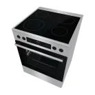 Gorenje GECS6C70XPA inox-fekete, szabdonálló, kerámialapos, főzőzóna:4, sütőtér:71L, tűzhely