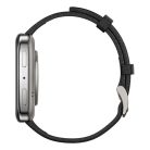 Amazfit Active 2 (Square) Black Leather Prérmium NFC fekete okosóra