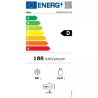 Midea MDRB424FGD01OE fehér, alulfagyasztós, Hűtő: 224L, Fagyasztó:86L, No frost hűtőszekrény