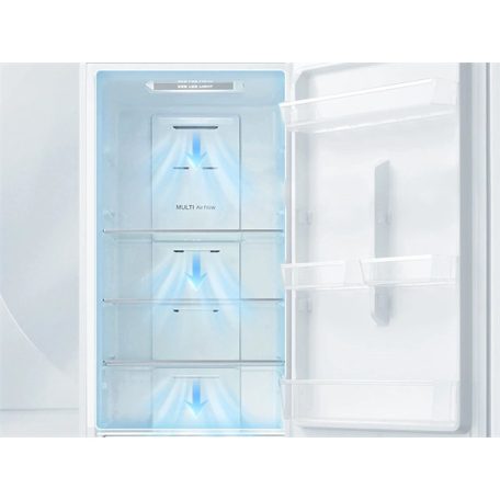 Midea MDRB489FGE01OE fehér, alulfagyasztós, Hűtő: 247L, Fagyasztó:83L, No frost hűtőszekrény