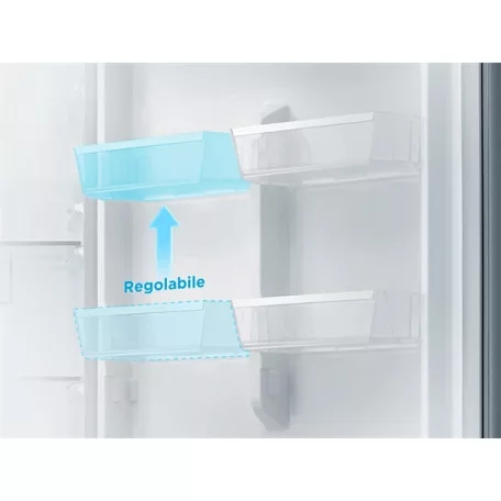 Midea MDRB489FGE02OE inox, alulfagyasztós, Hűtő: 247L, Fagyasztó:83L, No frost hűtőszekrény
