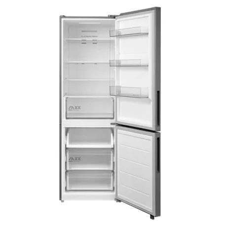 Midea MDRB548MME46 Space master inox, alulfagyasztós, Hűtő: 271L, Fagyasztó:130L, No frost hűtőszekrény