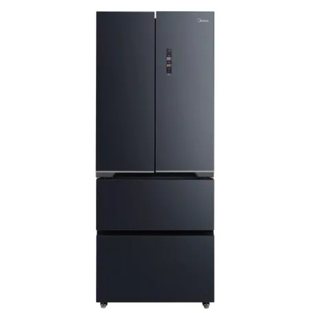 Midea MDRF600BIE70 inox, négyajtós, Hűtő:276L, Fagyasztó:159L, No frost hűtőszekrény