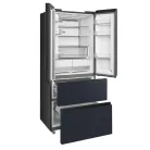 Midea MDRF600BIE70 inox, négyajtós, Hűtő:276L, Fagyasztó:159L, No frost hűtőszekrény