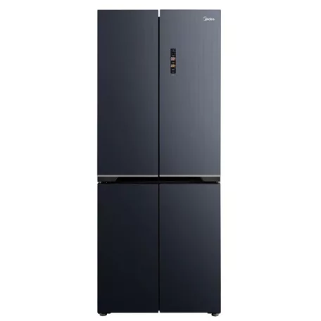 Midea MDRM587BIE70 inox, négyajtós, Hűtő:276L, Fagyasztó:150L, No frost hűtőszekrény