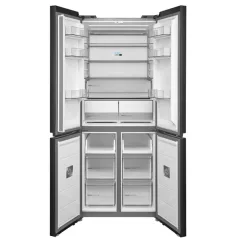   Midea MDRM587BIE70 inox, négyajtós, Hűtő:276L, Fagyasztó:150L, No frost hűtőszekrény