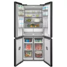 Midea MDRM587BIE70 inox, négyajtós, Hűtő:276L, Fagyasztó:150L, No frost hűtőszekrény