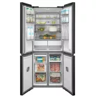 Midea MDRM587BIE70 inox, négyajtós, Hűtő:276L, Fagyasztó:150L, No frost hűtőszekrény