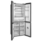Midea MDRM587BIE70 inox, négyajtós, Hűtő:276L, Fagyasztó:150L, No frost hűtőszekrény