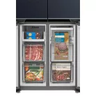 Midea MDRM587BIE70 inox, négyajtós, Hűtő:276L, Fagyasztó:150L, No frost hűtőszekrény