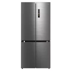   Midea MDRM691FIE46 inox, négyajtós, Hűtő:345L, Fagyasztó:170L, No frost hűtőszekrény