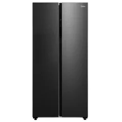   Midea MDRS619FIE45 inox, Side-by-side, Hűtő:271L, Fagyasztó:189L, No frost hűtőszekrény