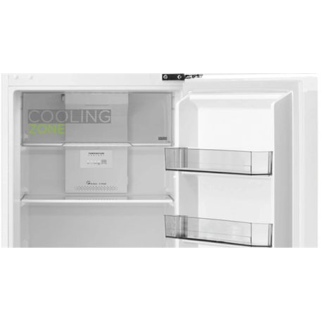 Midea MDRT385MTE01 fehér, felülfagyasztós, Hűtő:206L, Fagyasztó:60L, No frost hűtőszekrény