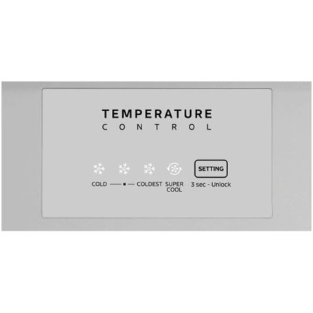 Midea MDRT385MTE01 fehér, felülfagyasztós, Hűtő:206L, Fagyasztó:60L, No frost hűtőszekrény