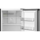 Midea MDRT385MTE46 inox, felülfagyasztós, Hűtő:206L, Fagyasztó:60L, No frost hűtőszekrény