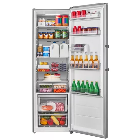 Midea MDRU502MTE46 inox, egyajtós, Hűtő:362L, No frost hűtőszekrény