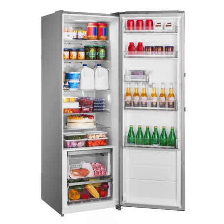 Midea MDRU502MTE46 inox, egyajtós, Hűtő:362L, No frost hűtőszekrény