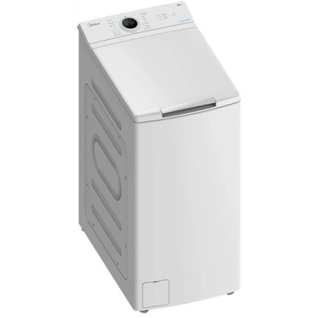 Midea MF100T80B/W-HR fehér,felültöltős, max.1300ford., 8kg, mosógép