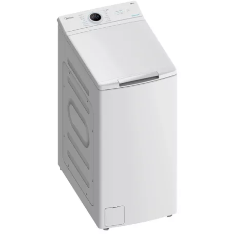 Midea MF100T60B/W-HR fehér,felültöltős, max.1200ford., 6kg, mosógép