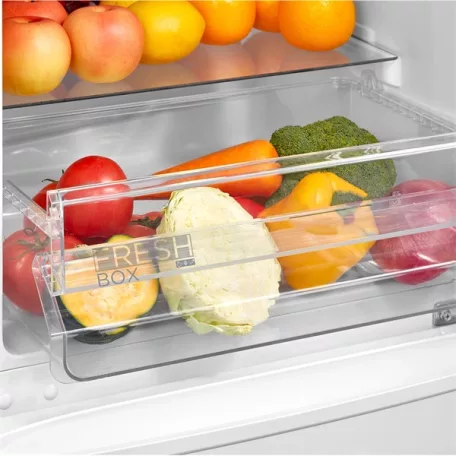 Midea MDRB369FGE01 fehér, alulfagyasztós, Hűtő: 197L, Fagyasztó:65L, hűtőszekrény