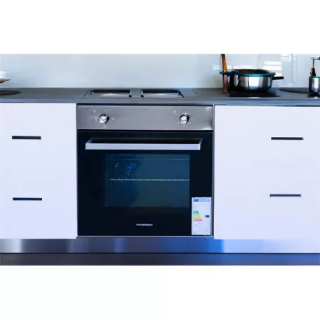 Hausberg HB-8061IN inox, beépíthető, sütőtér:76L, grill, elektromos sütő