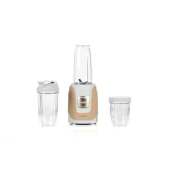   Hausberg HB-7675AU 1000W aranyszínű turmixgép, smoothie készítő 500/800/1000ml műanyag kancsóval, réz motorral
