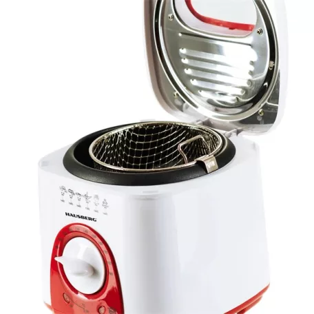 Hausberg HB-1320RS 1 literes 950W vörös elektromos olajsütő