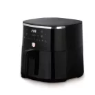 Berlinger Haus LP-BH-237 Black Rose Collection fekete 6,15 L, átlátszó ablakkal, forrólevegős sütő