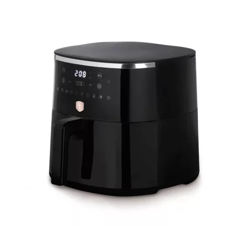 Berlinger Haus LP-BH-237 Black Rose Collection fekete 6,15 L, átlátszó ablakkal, forrólevegős sütő