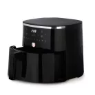 Berlinger Haus LP-BH-237 Black Rose Collection fekete 6,15 L, átlátszó ablakkal, forrólevegős sütő