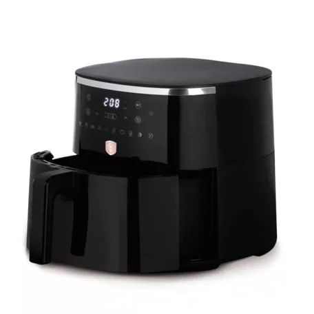 Berlinger Haus LP-BH-237 Black Rose Collection fekete 6,15 L, átlátszó ablakkal, forrólevegős sütő