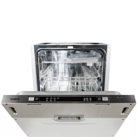 Vivax DWB-451072D programok száma: 7, beépíthető, 10 terítékes mosogatógép
