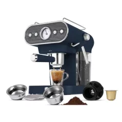 Berlinger Haus BH/9858 3in1 matt kék espresso kávéfőző