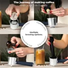Berlinger Haus BH/9858 3in1 matt kék espresso kávéfőző