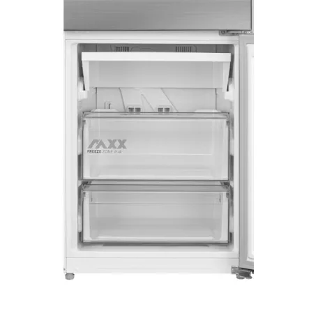 Midea MDRB600MME46 Space master inox, alulfagyasztós, Hűtő: 313L, Fagyasztó:130L, Total No frost hűtőszekrény