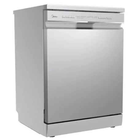Midea MDWPF1333CSS-WD-EU inox programok száma: 8, szabadonálló, 13 terítékes mosogatógép
