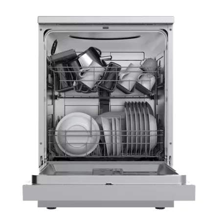Midea MDWPF1333CSS-WD-EU inox programok száma: 8, szabadonálló, 13 terítékes mosogatógép
