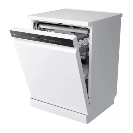 Midea MDWEF1433DW-WA szürke programok száma: 9, szabadonálló, 14 terítékes mosogatógép