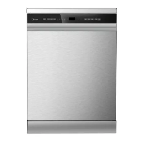 Midea MDWEF1433DSS-WA ezüst programok száma: 9, szabadonálló, 14 terítékes mosogatógép