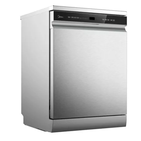 Midea MDWEF1433DSS-WA ezüst programok száma: 9, szabadonálló, 14 terítékes mosogatógép