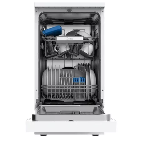 Midea MDWEF1034CW-WG-EU fehér, programok száma: 8, szabadonálló, 10 terítékes mosogatógép