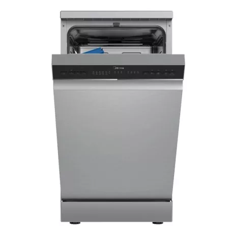 Midea MDWEF1034CSS-WG-EU inox, programok száma: 8, szabadonálló, 10 terítékes mosogatógép
